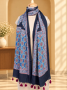 Ajrakh Modal Stoles 5071 BLACK 2