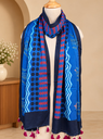 Ajrakh Modal Stoles 5071 BLUE 3