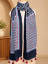 Ajrakh Modal Stoles 5071 BLACK 4