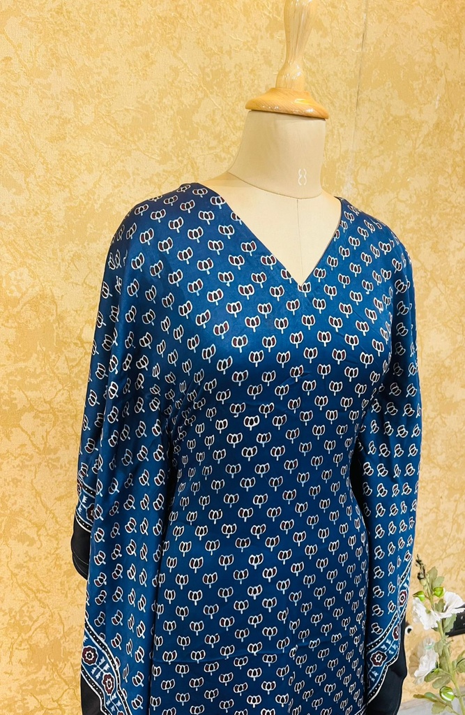 Ajrakh Silk Kaftans 4801