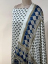  Ajrakh Modal Top and Dupatta Sets 5012