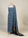 Chanderi Silk Top and Dupatta sets 5025 BLUE 2