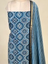 Chanderi Silk Top and Dupatta sets 5025 BLUE 2