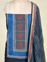 Chanderi Silk Top and Dupatta sets 5025 BLACK 2