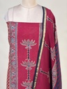 Chanderi Silk Top and Dupatta sets 5025 RED 2