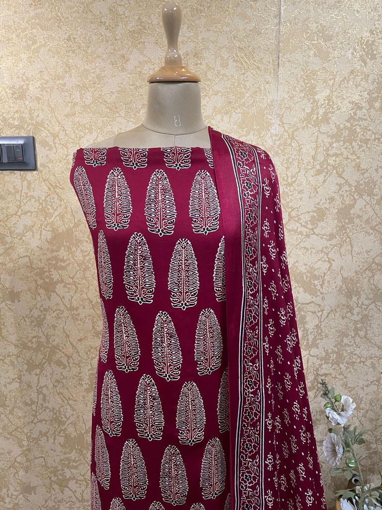 Ajrakh Modal Suits 5012