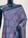 Ajrakh Modal Silk Sarees 4243 S12