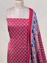  Ajrakh Modal Top and Dupatta Sets 5012