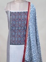 Chanderi Silk Top and Dupatta sets 5025 IVORY 1