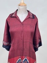 Ajrakh Modal Shirt Style Kurti 4803 RED