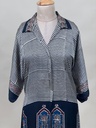 Ajrakh Modal Shirt Style Kurti 4803 BLACK