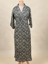 Ajrakh Modal Aline Kurtis 5053 BLACK 1