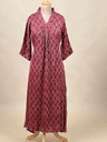 Ajrakh Modal Silk Aline Kurti 5053