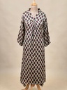 Ajrakh Modal Silk Aline Kurti 5053
