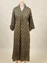 Ajrakh Modal Silk Aline Kurti 5053