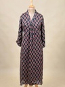 Ajrakh Modal Silk Aline Kurti 5053