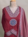 Cotton Kurti sets 5043 MEROON