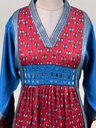Ajrakh Modal Silk Aline Kurti 5053 BLUE 2