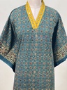 Ajrakh Cotton Kaftan 4802 GREEN 2