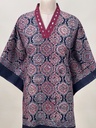Ajrakh Cotton Kaftan 4802 BLACK 1