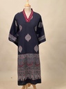 Ajrakh Cotton Kaftan 4802 BLACK 2