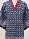 Ajrakh Cotton Kaftan 4802 BLACK 3