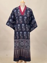 Ajrakh Cotton Kaftan 4802 BLACK 4