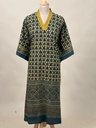 Ajrakh Cotton Kaftan 4802 YELLOW 1