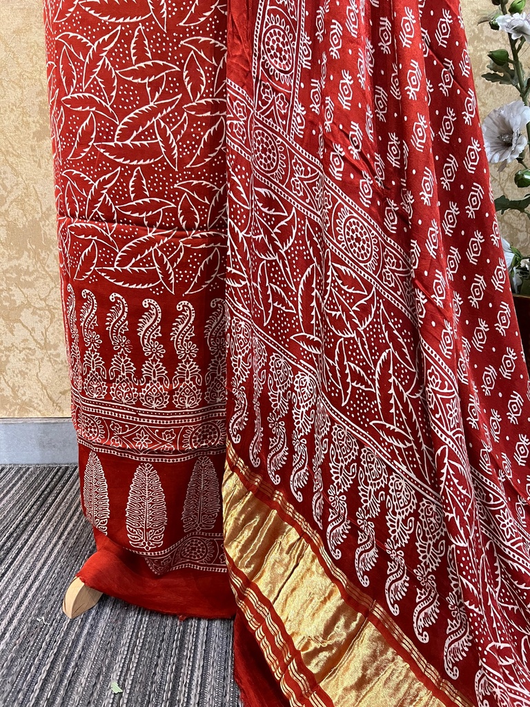 Ajrakh Modal Suits 5012