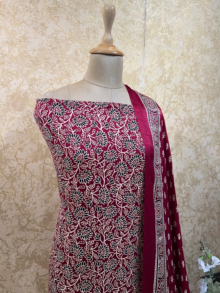 Ajrakh Modal Suits 5012