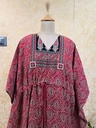 Ajrakh Short Cotton Kaftan 5053
