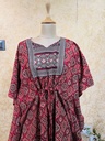 Ajrakh Short Cotton Kaftan 5053