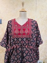 Ajrakh Short Cotton Kaftan 5053