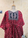 Ajrakh Short Cotton Kaftan 5053