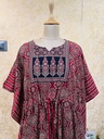 Ajrakh Cotton Long Kaftan 5053
