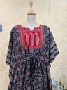 Ajrakh Cotton Long Kaftan 5053