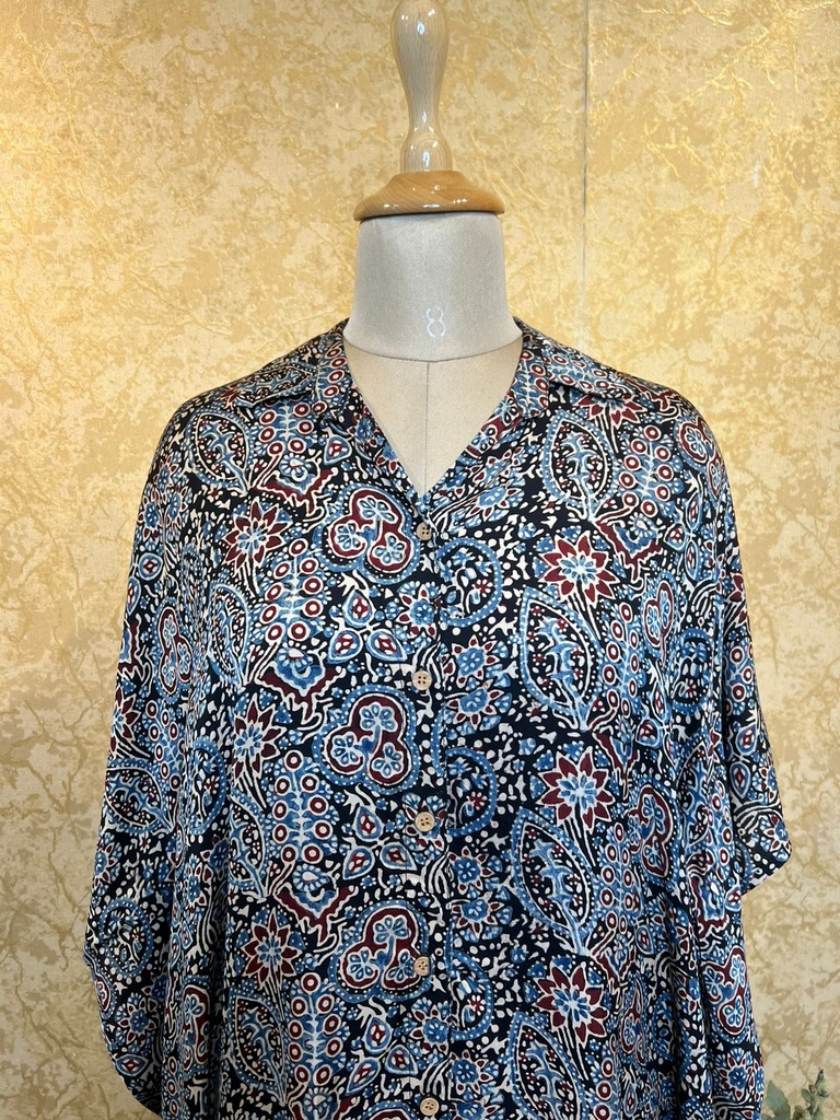 Ajrakh Shirt Kaftans 5015
