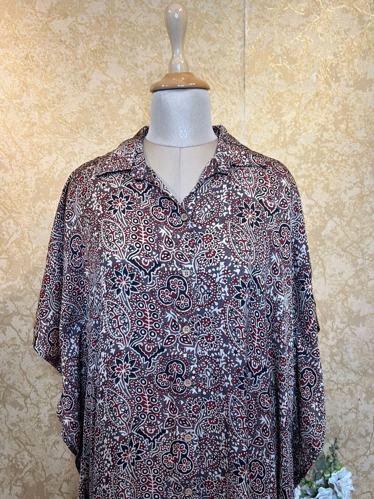 Ajrakh Shirt Kaftans 5015