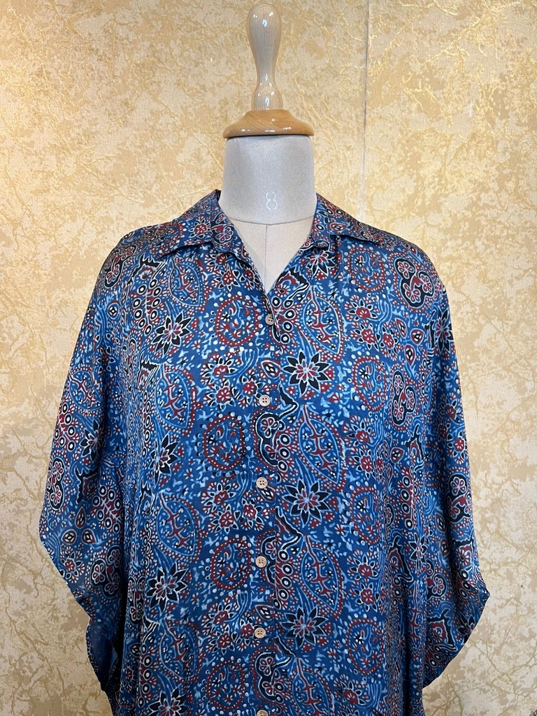 Ajrakh Shirt Kaftans 5015