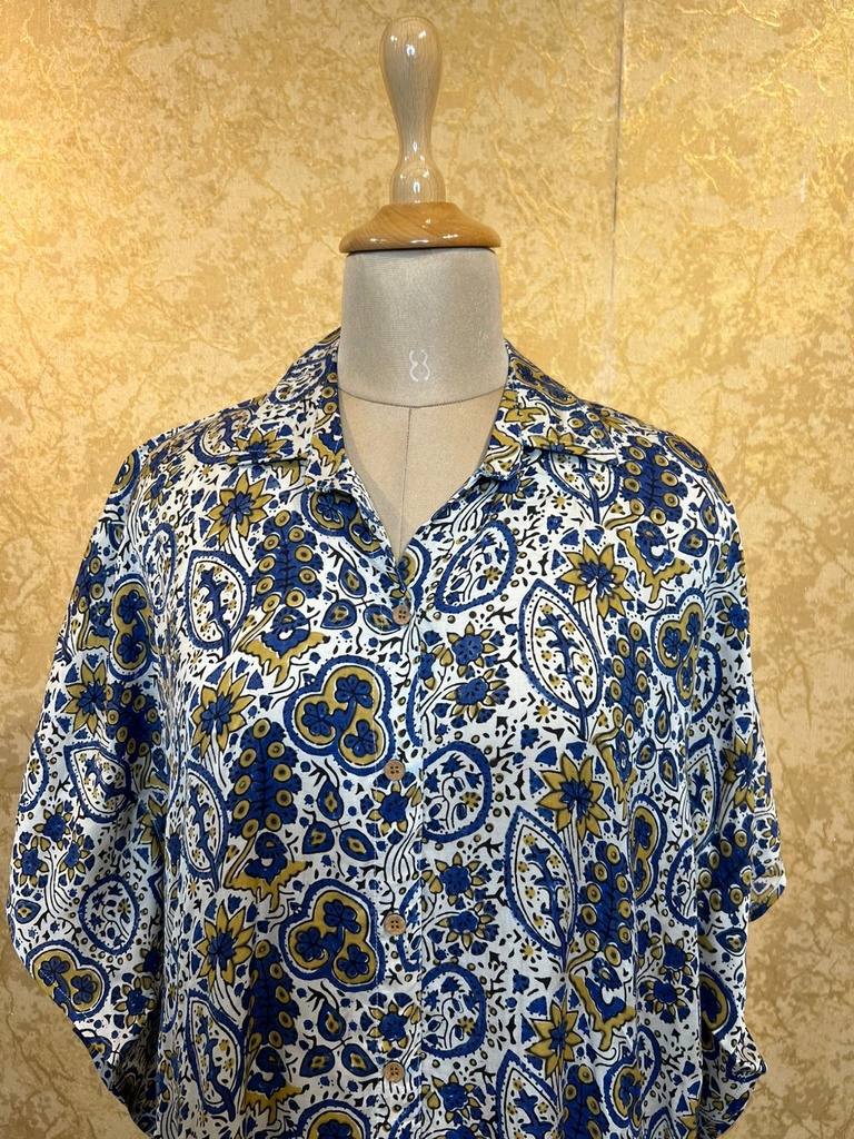 Ajrakh Shirt Kaftans 5015