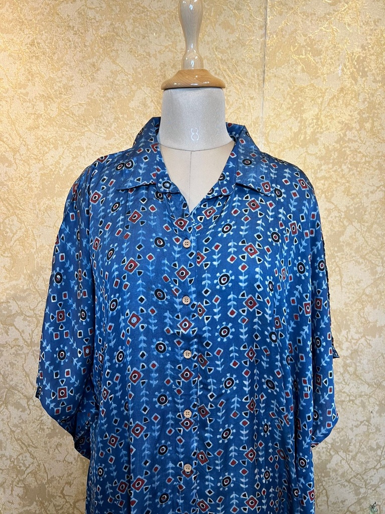 Ajrakh Shirt Kaftans 5015