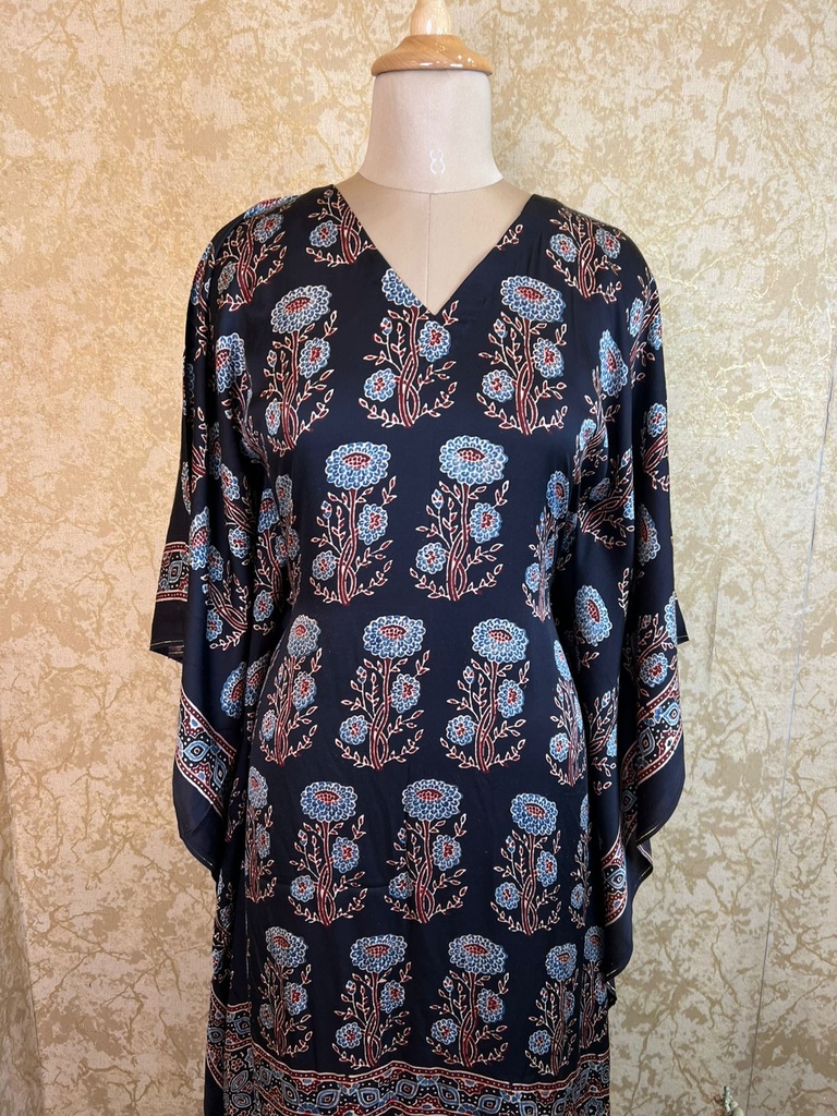 Ajrakh Silk Kaftans 4801