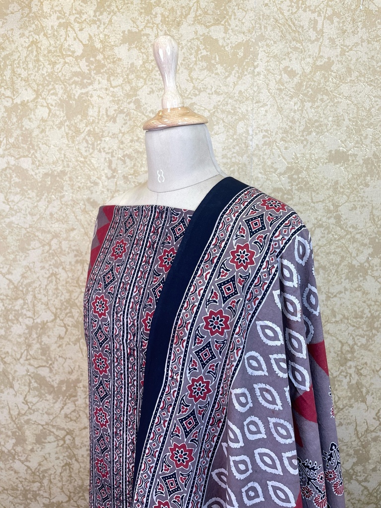 Premium Ajrakh Cotton Suits 4558