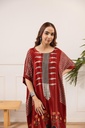 Crepe Silk Kaftan Set 4801