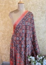 Ajrakh Silk Dupatta 5038