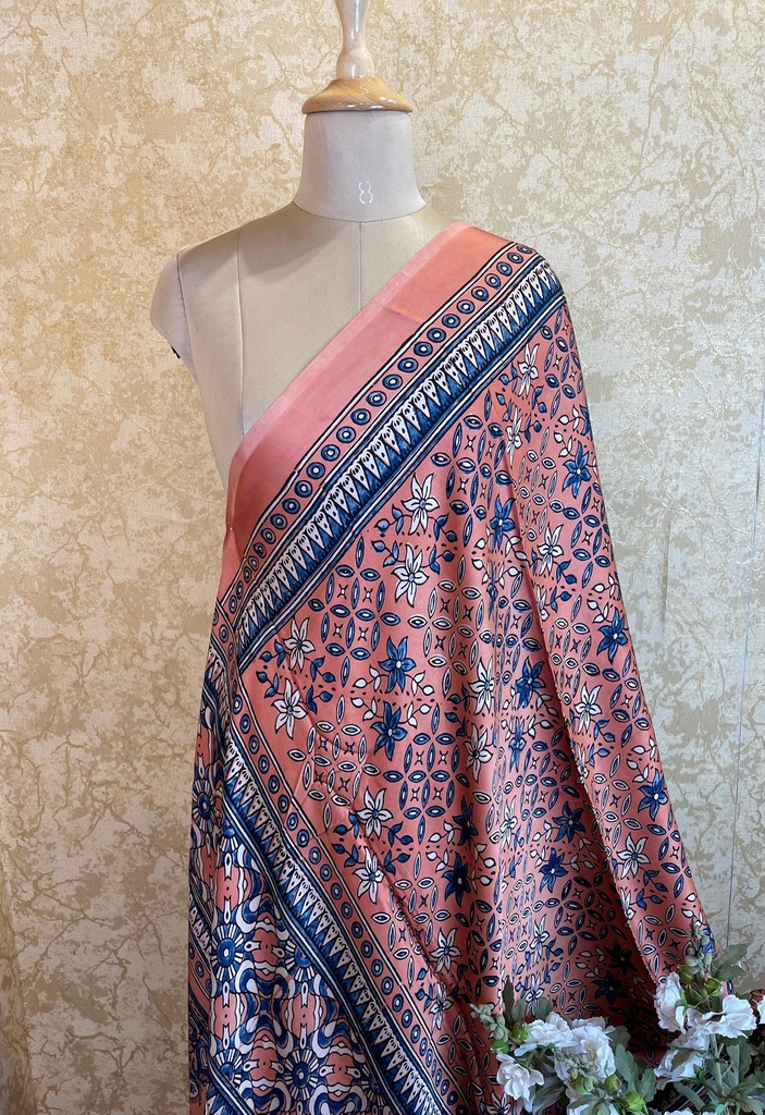 Ajrakh Silk Dupatta 5038