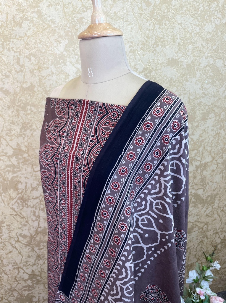 Premium Ajrakh Cotton Suits 4558