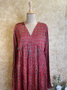 Ajrakh Modal Silk Kurti 5053
