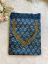 Ajrakh Mashru Silk Fabric 4215
