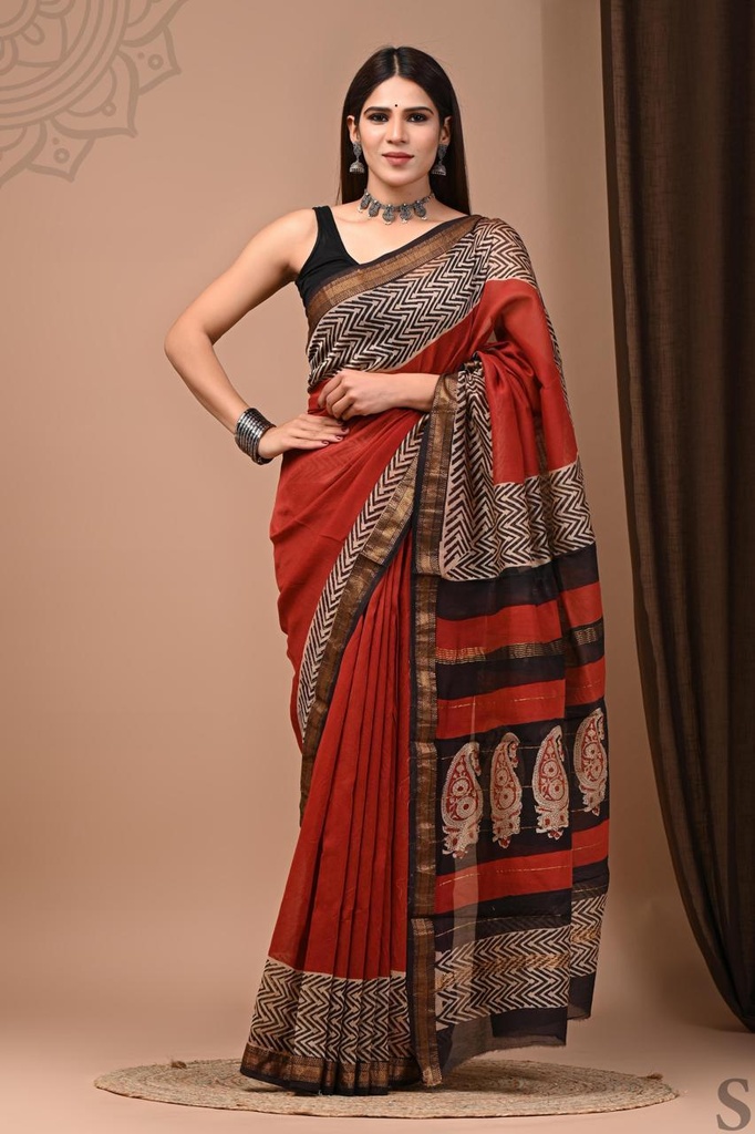 Maheshwari Silk Sarees 4552